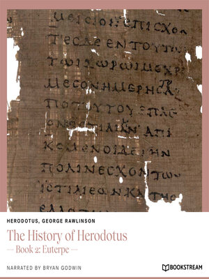 cover image of The History of Herodotus--Book 2